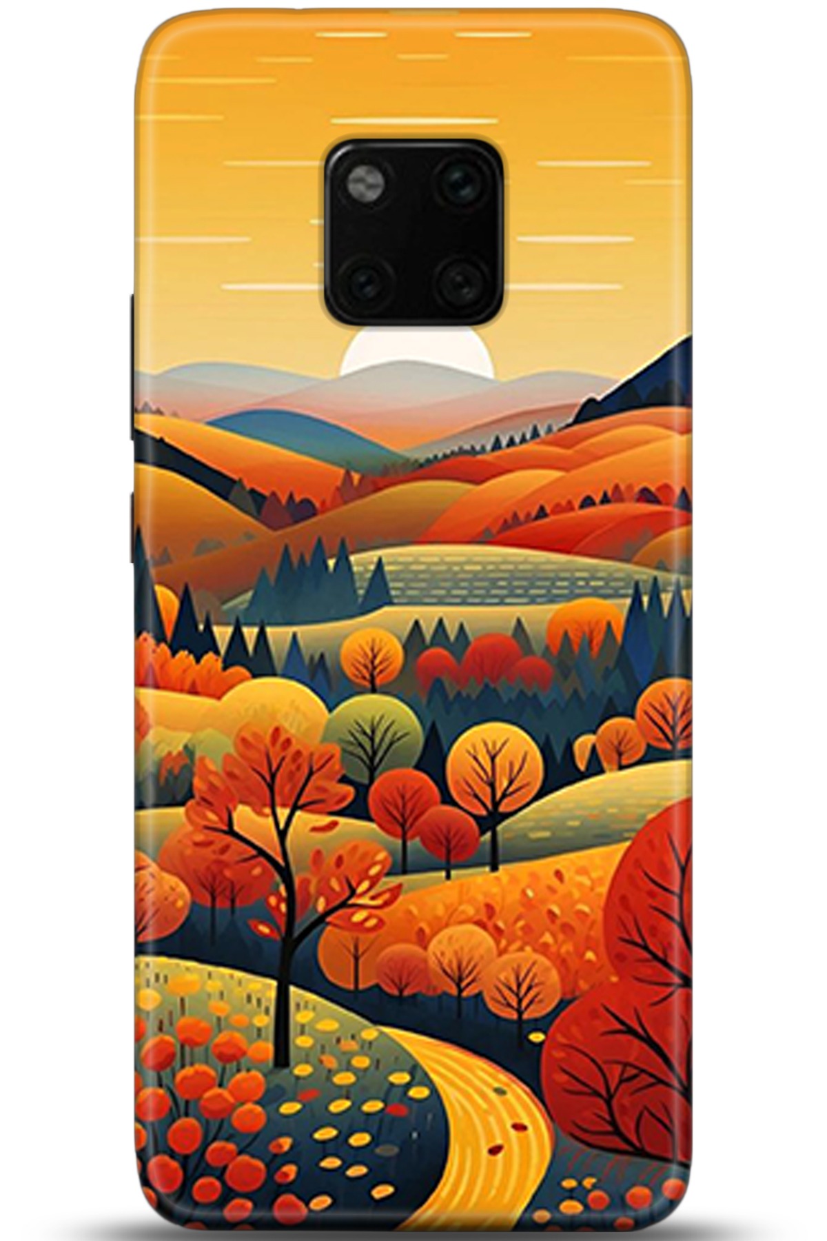 Huawei Mate 20 Pro Uyumlu Kılıf HD Baskılı Kılıf - Followed Institution 5356