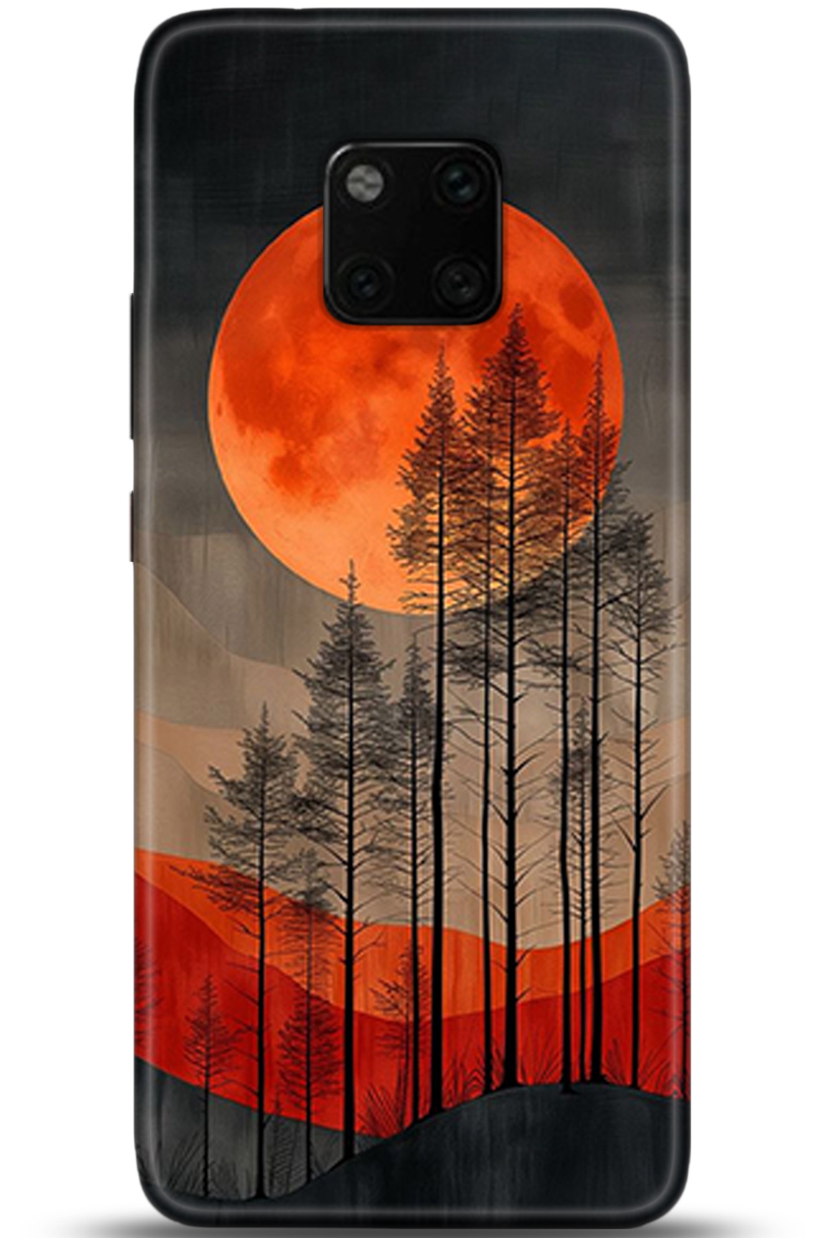 Huawei Mate 20 Pro Uyumlu Kılıf HD Baskılı Kılıf - Followed Institution 5370