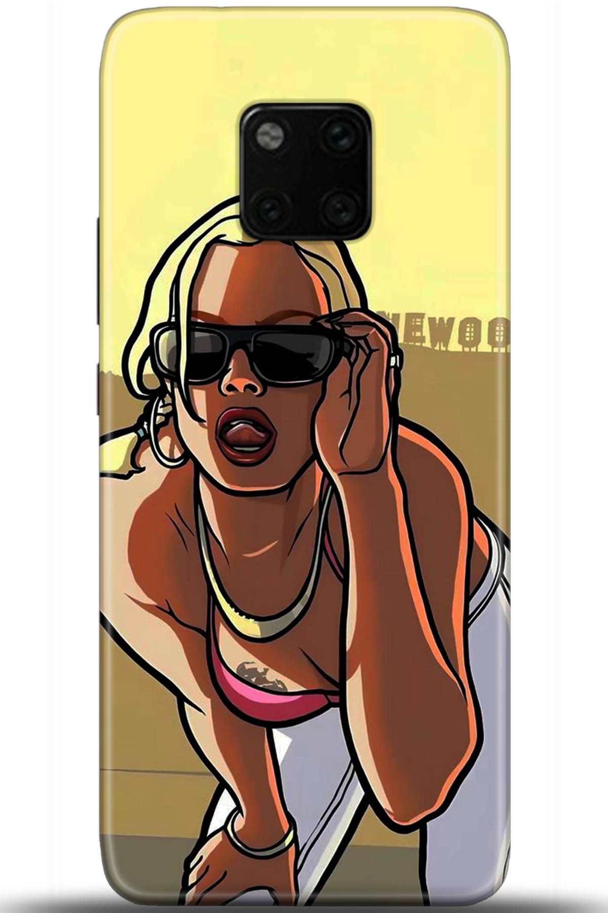 Huawei Mate 20 Pro Uyumlu Kılıf HD Baskılı Kılıf - Followed Institution 5412