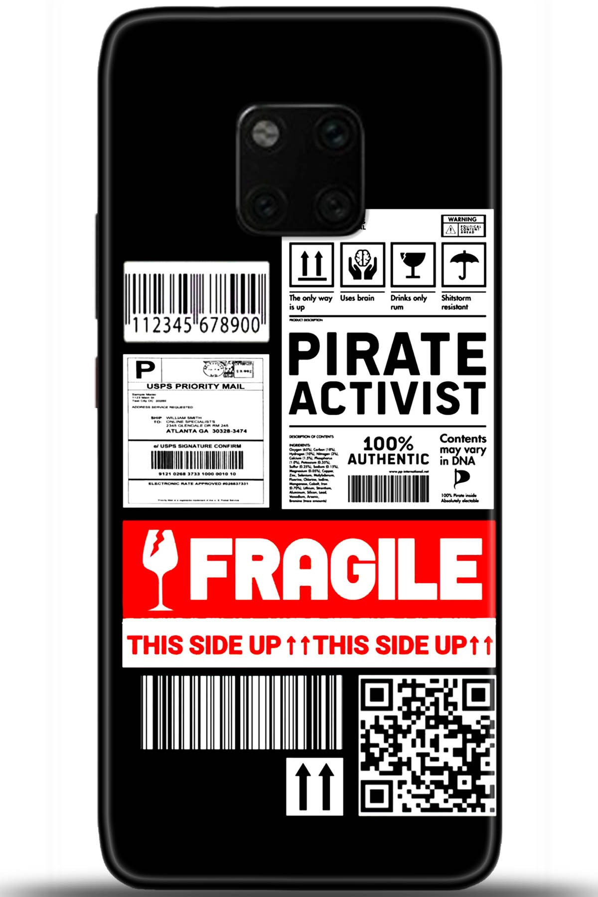 Huawei Mate 20 Pro Uyumlu Kılıf HD Baskılı Kılıf - Followed Institution 5447