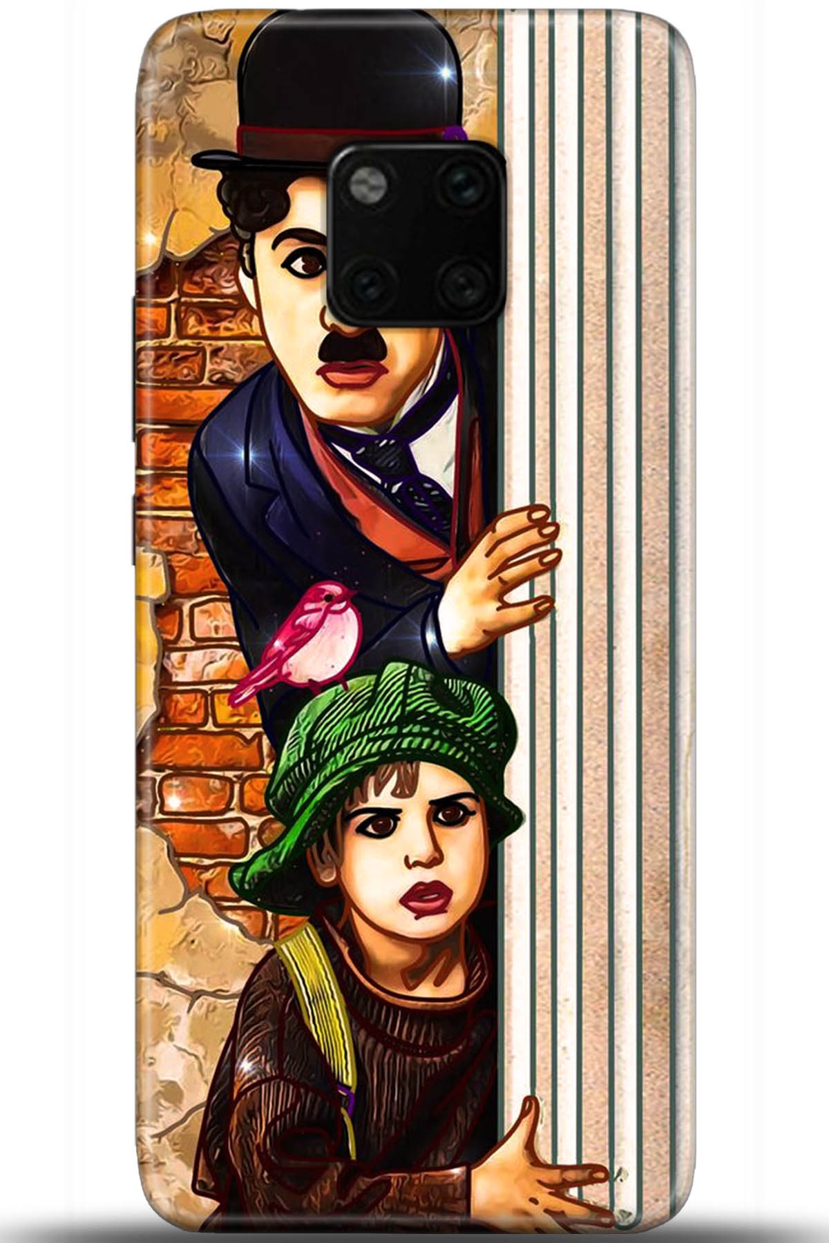 Huawei Mate 20 Pro Uyumlu Kılıf HD Baskılı Kılıf - Followed Institution 5694