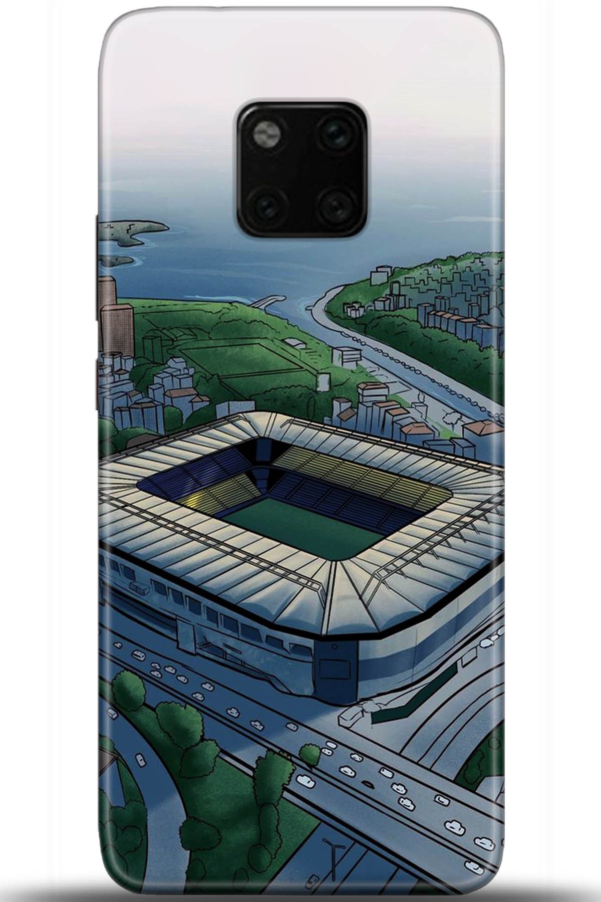 Huawei Mate 20 Pro Uyumlu Kılıf HD Baskılı Kılıf - Followed Institution 5715