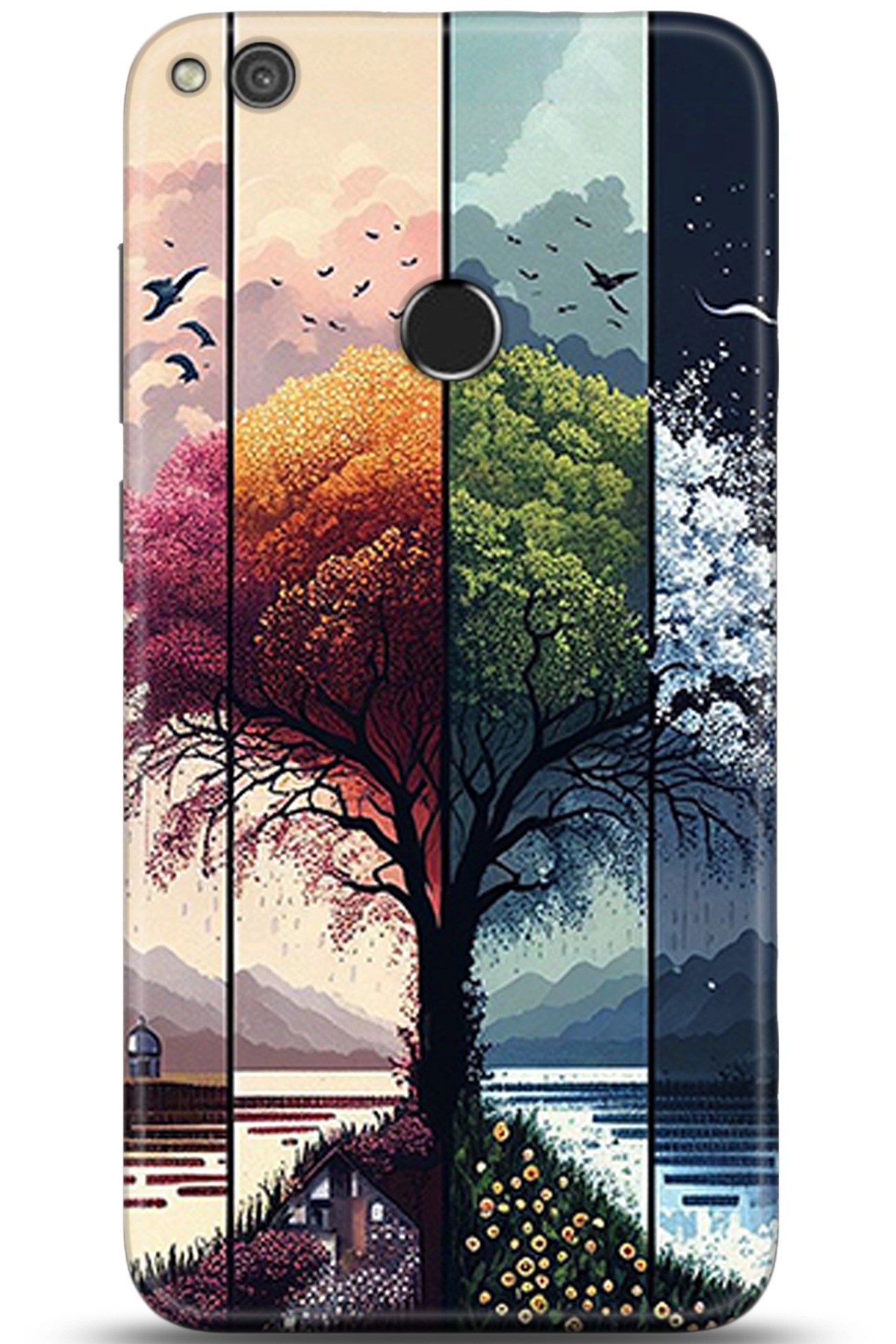 Huawei P9 Lite 2017 Uyumlu Kılıf HD Baskılı Kılıf - Followed Institution 5369