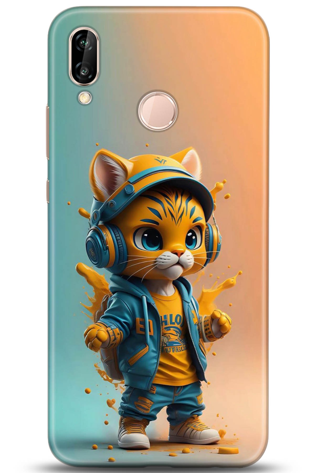 Huawei P20 Lite Uyumlu Kılıf HD Baskılı Kılıf - Followed Institution 5101