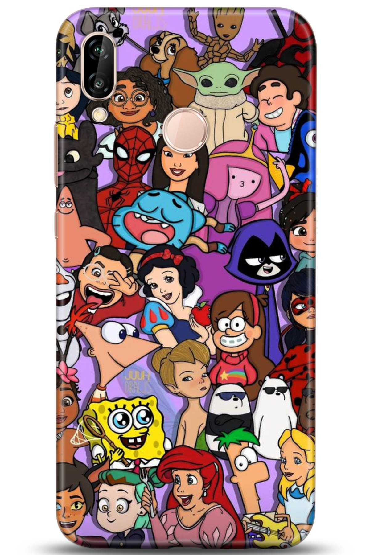 Huawei P20 Lite Uyumlu Kılıf HD Baskılı Kılıf - Followed Institution 5168