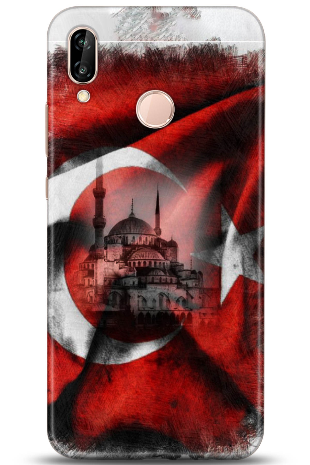 Huawei P20 Lite Uyumlu Kılıf HD Baskılı Kılıf - Followed Institution 5178