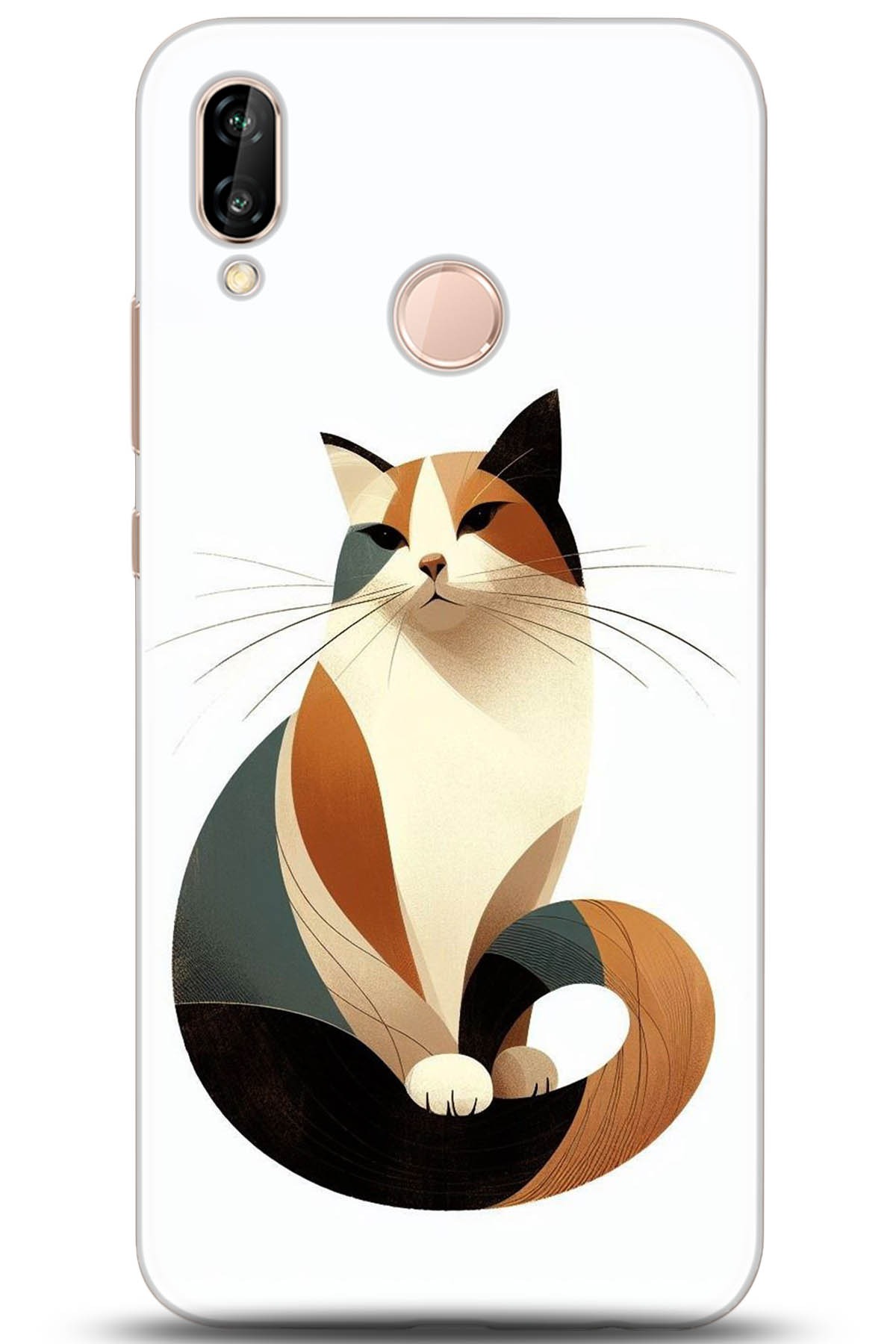 Huawei P20 Lite Uyumlu Kılıf HD Baskılı Kılıf - Followed Institution 5213