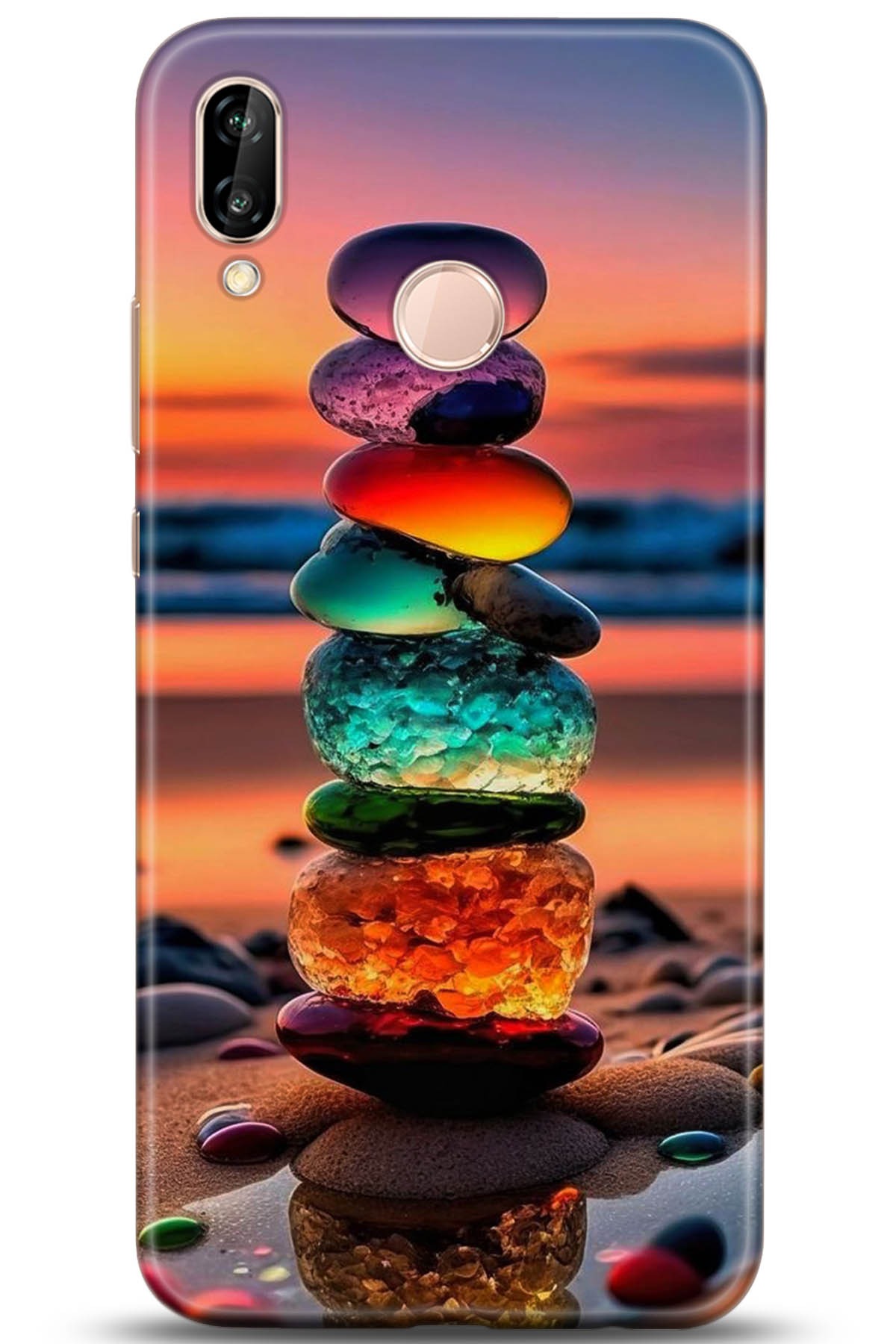 Huawei P20 Lite Uyumlu Kılıf HD Baskılı Kılıf - Followed Institution 5235