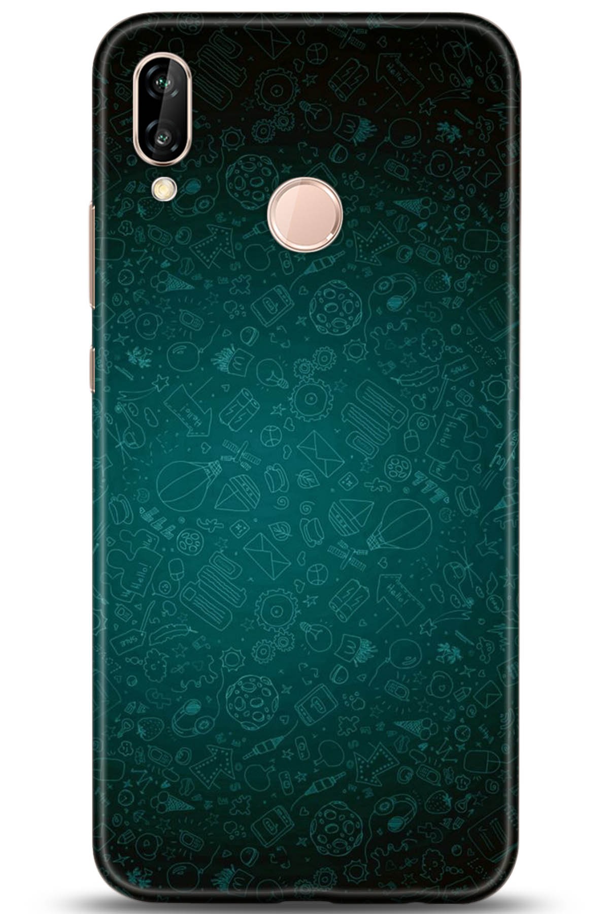 Huawei P20 Lite Uyumlu Kılıf HD Baskılı Kılıf - Followed Institution 5255