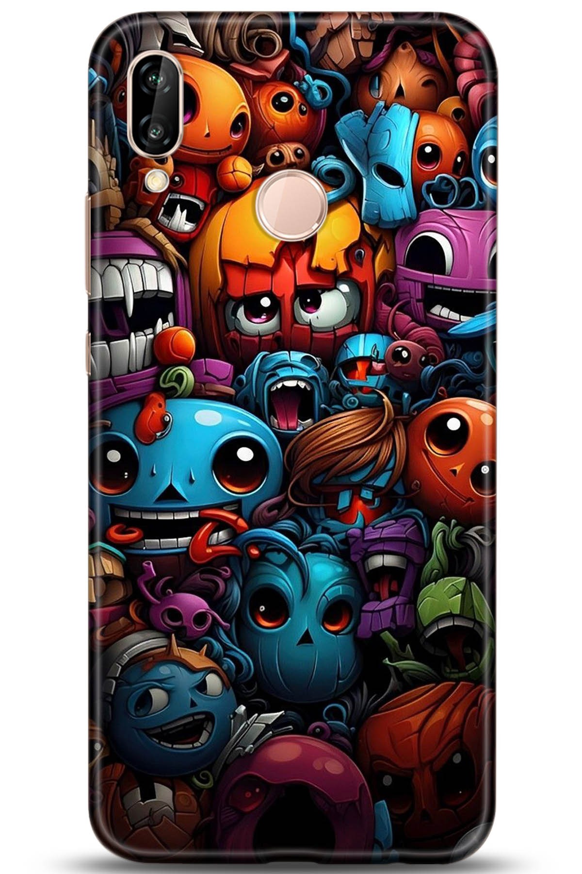 Huawei P20 Lite Uyumlu Kılıf HD Baskılı Kılıf - Followed Institution 5300