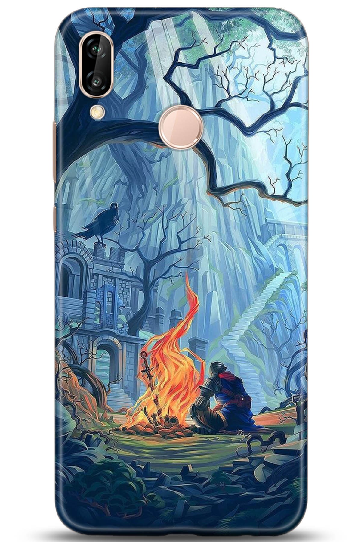 Huawei P20 Lite Uyumlu Kılıf HD Baskılı Kılıf - Followed Institution 5308