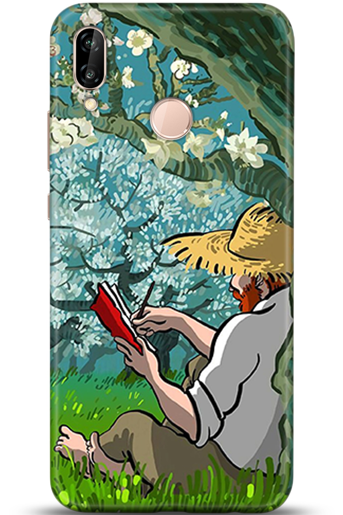 Huawei P20 Lite Uyumlu Kılıf HD Baskılı Kılıf - Followed Institution 5343