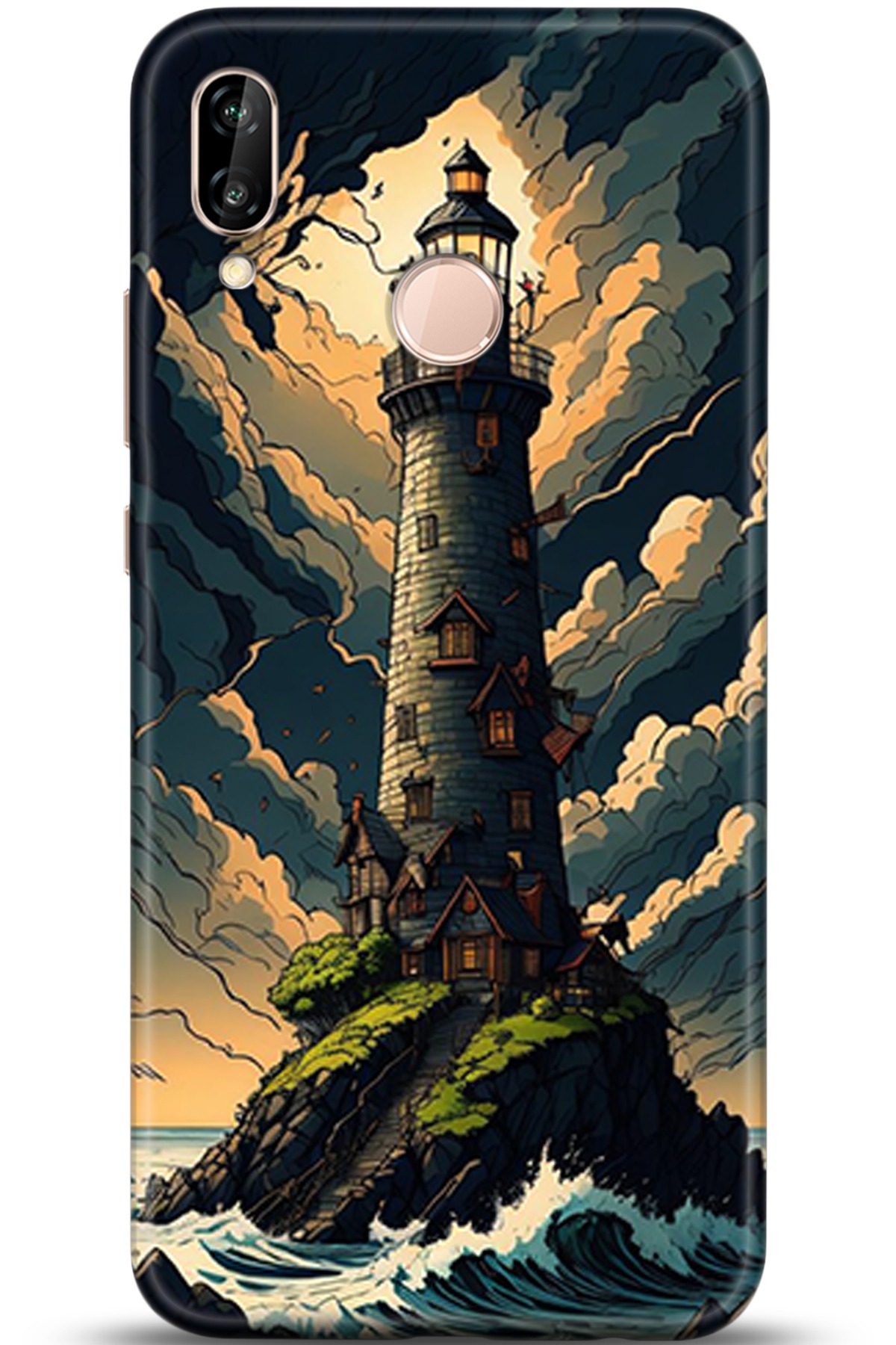 Huawei P20 Lite Uyumlu Kılıf HD Baskılı Kılıf - Followed Institution 5363