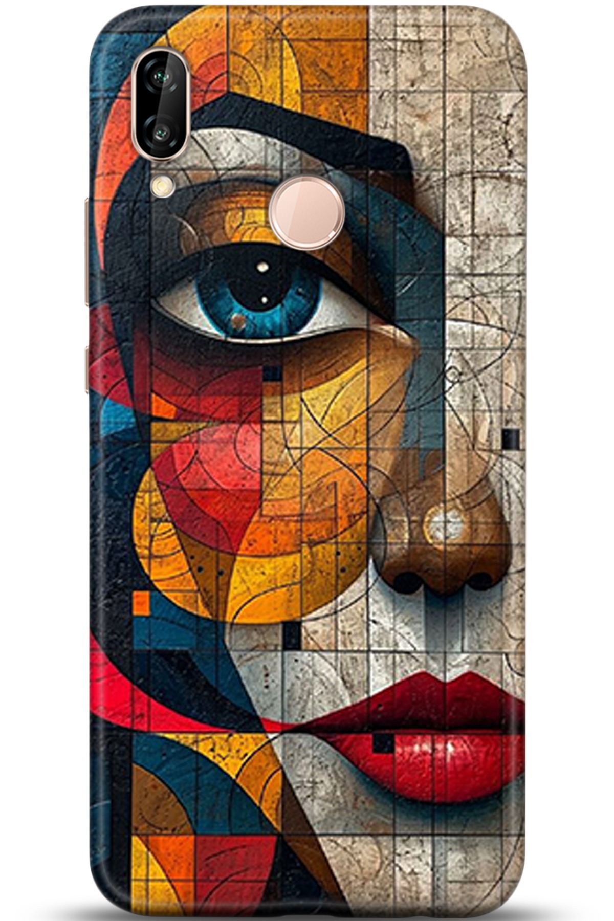 Huawei P20 Lite Uyumlu Kılıf HD Baskılı Kılıf - Followed Institution 5366