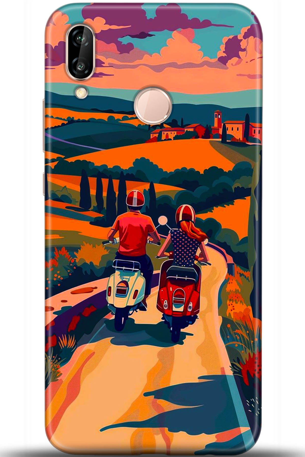 Huawei P20 Lite Uyumlu Kılıf HD Baskılı Kılıf - Followed Institution 5390