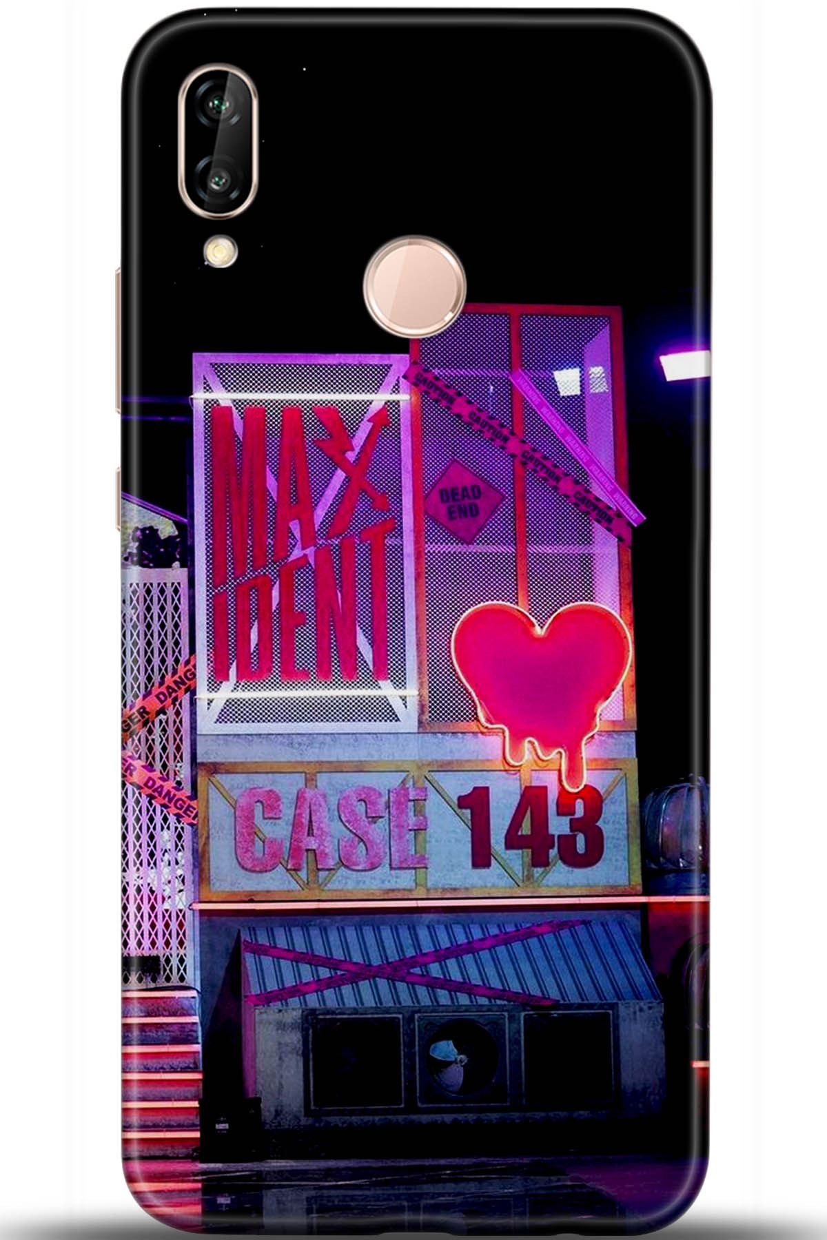 Huawei P20 Lite Uyumlu Kılıf HD Baskılı Kılıf - Followed Institution 5448