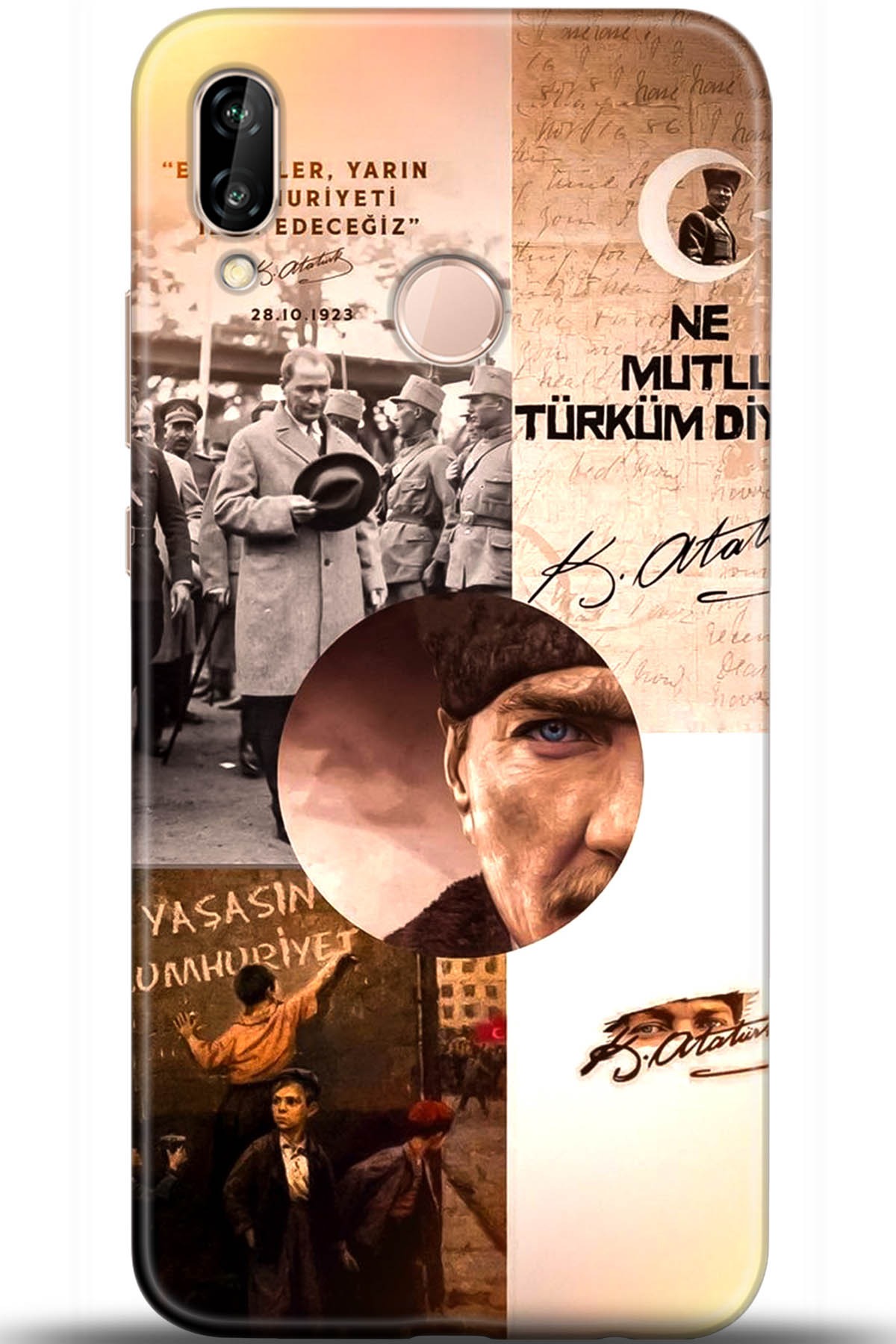 Huawei P20 Lite Uyumlu Kılıf HD Baskılı Kılıf - Followed Institution 5675