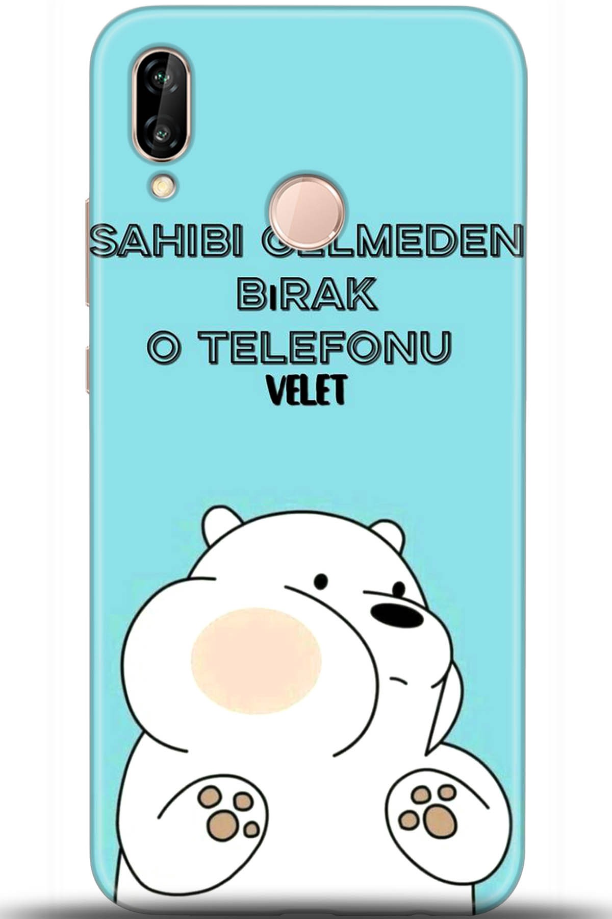 Huawei P20 Lite Uyumlu Kılıf HD Baskılı Kılıf - Followed Institution 5687