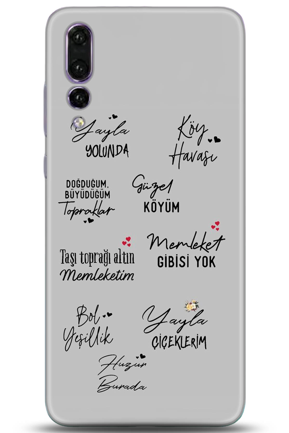 Huawei P20 Pro Uyumlu Kılıf HD Baskılı Kılıf - Followed Institution 5210