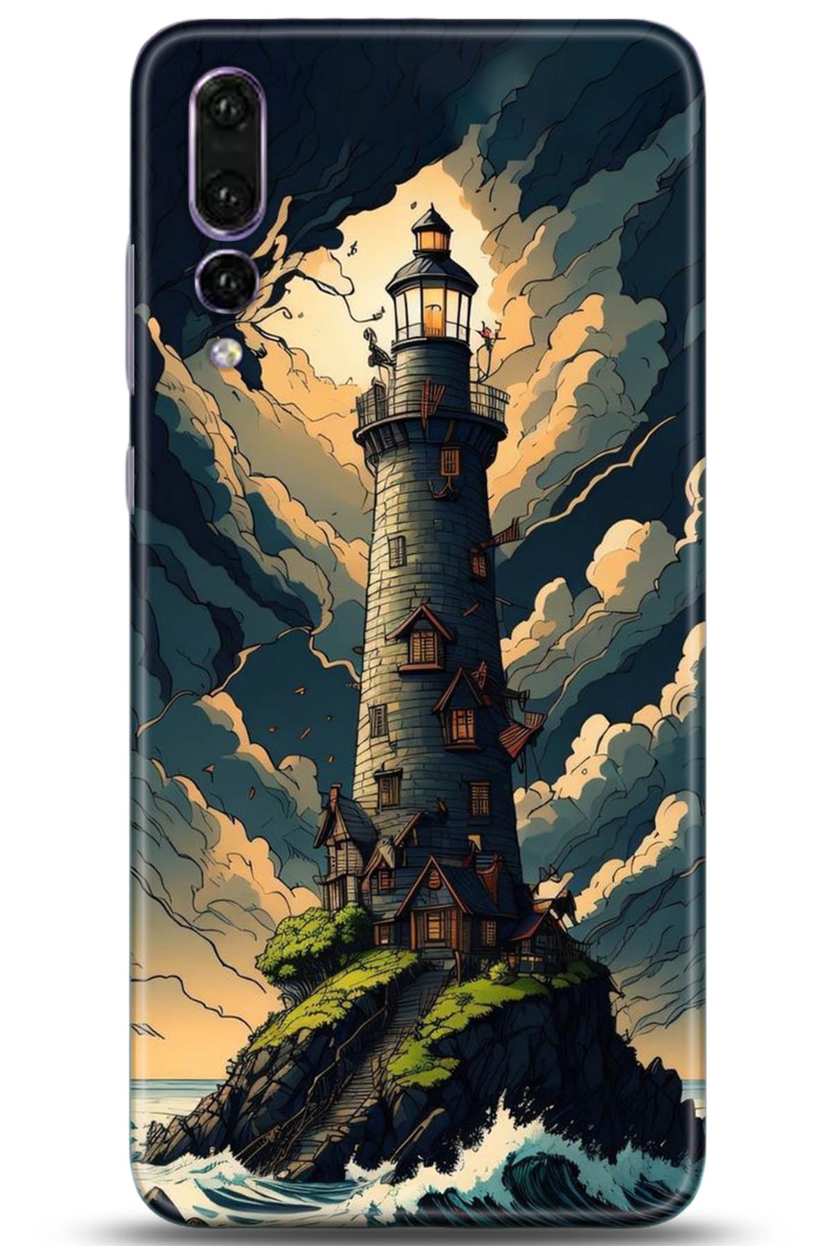 Huawei P20 Pro Uyumlu Kılıf HD Baskılı Kılıf - Followed Institution 5236