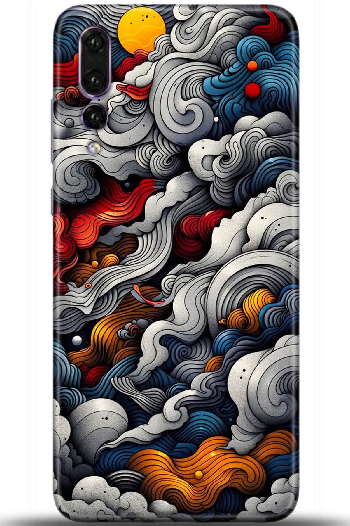 Huawei P20 Pro Uyumlu Kılıf HD Baskılı Kılıf - Followed Institution 5436