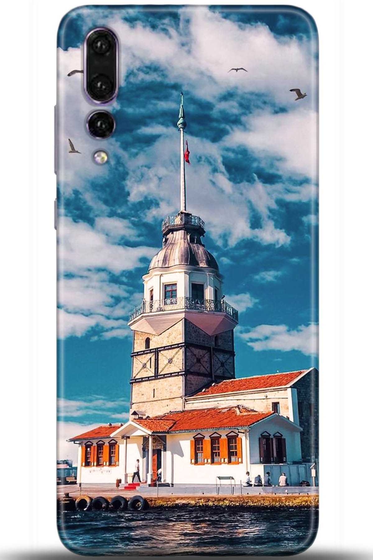 Huawei P20 Pro Uyumlu Kılıf HD Baskılı Kılıf - Followed Institution 5547