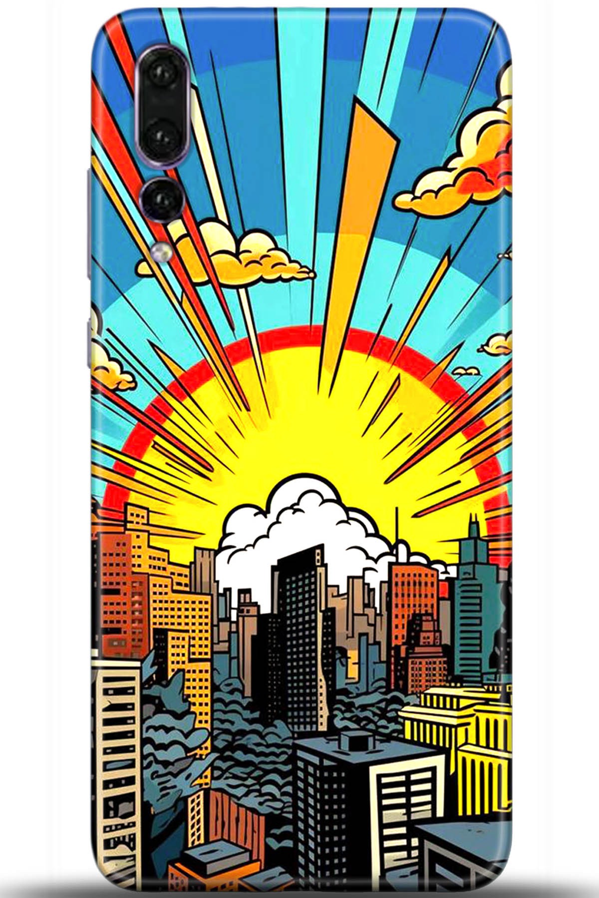 Huawei P20 Pro Uyumlu Kılıf HD Baskılı Kılıf - Followed Institution 5571