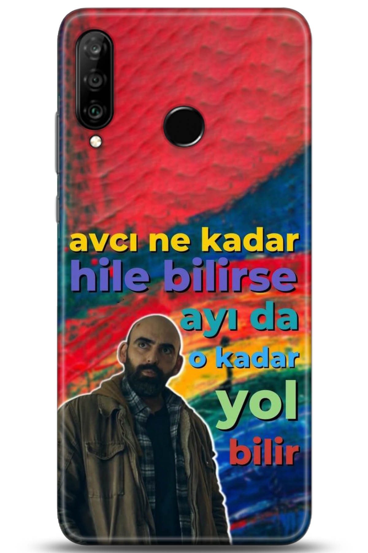 Huawei P30 Lite Uyumlu Kılıf HD Baskılı Kılıf - Followed Institution 5006