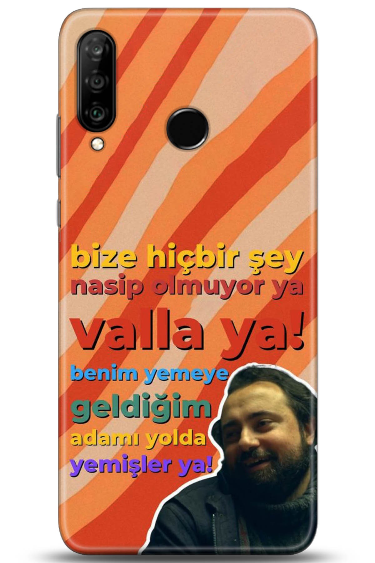 Huawei P30 Lite Uyumlu Kılıf HD Baskılı Kılıf - Followed Institution 5161