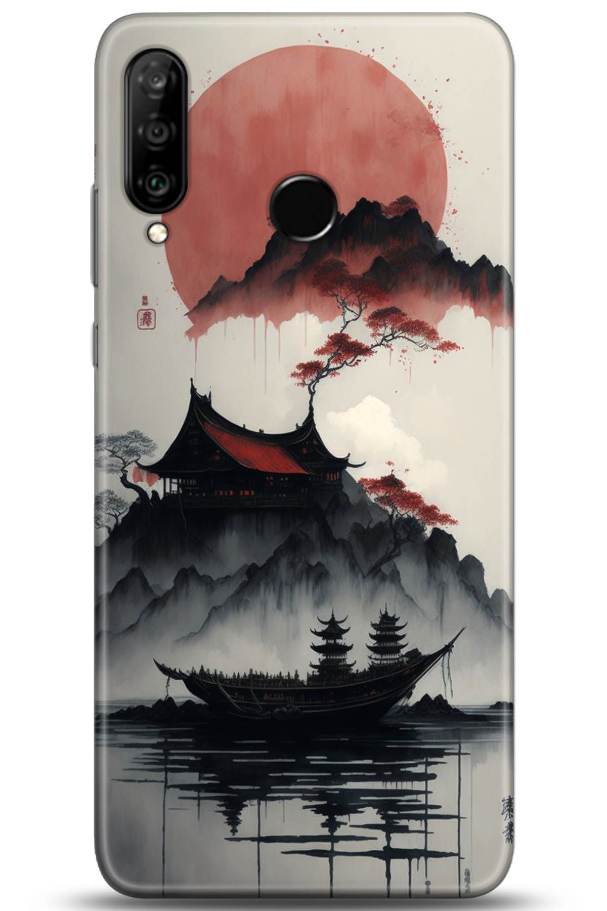 Huawei P30 Lite Uyumlu Kılıf HD Baskılı Kılıf - Followed Institution 5174