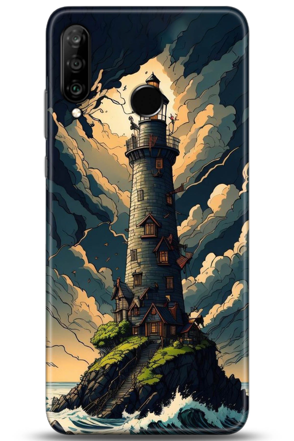 Huawei P30 Lite Uyumlu Kılıf HD Baskılı Kılıf - Followed Institution 5236