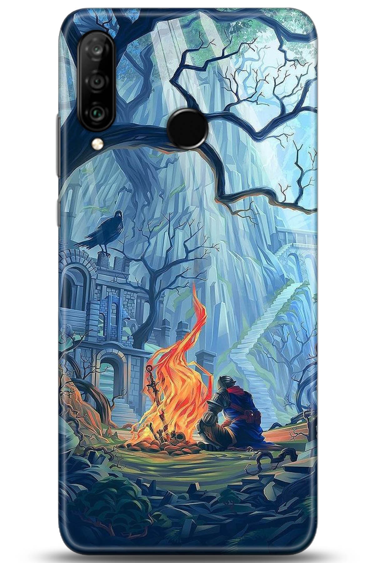 Huawei P30 Lite Uyumlu Kılıf HD Baskılı Kılıf - Followed Institution 5308