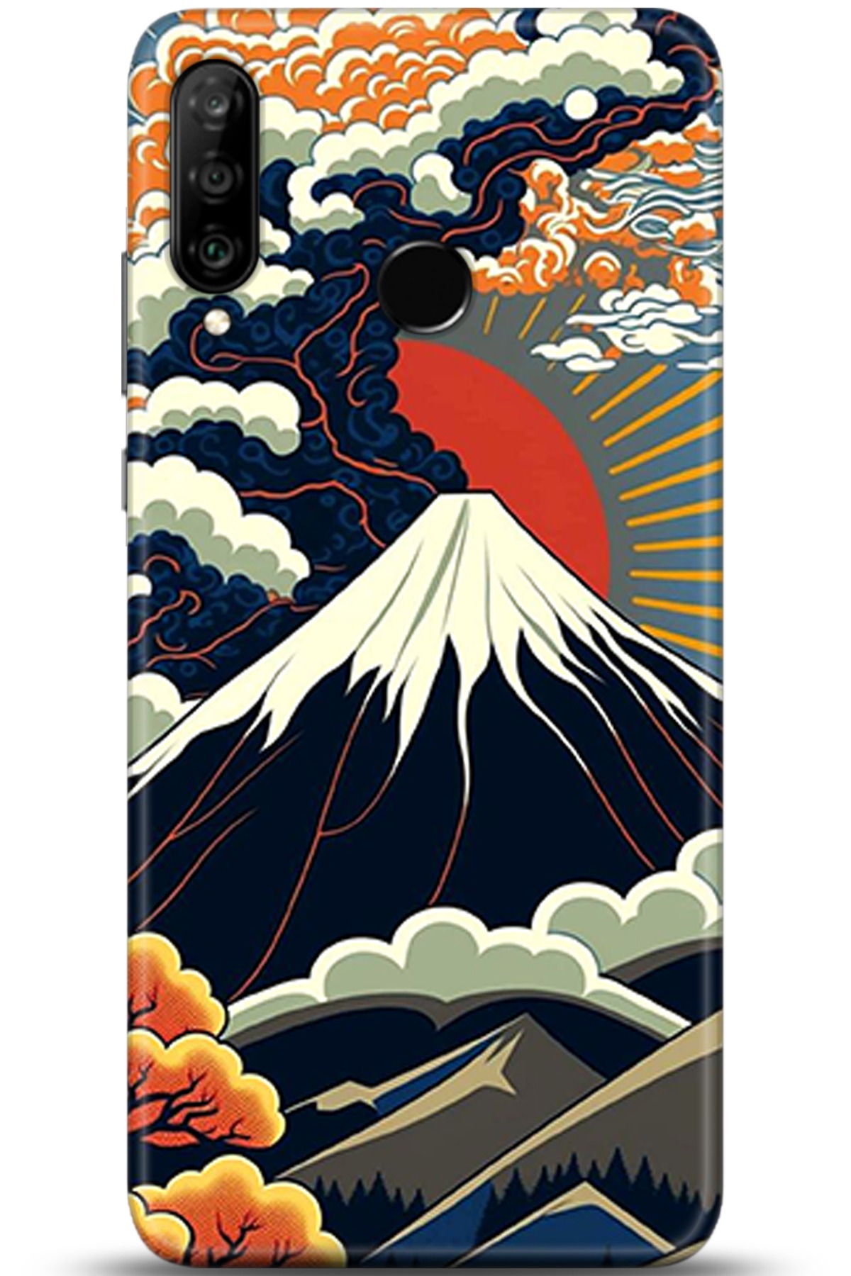 Huawei P30 Lite Uyumlu Kılıf HD Baskılı Kılıf - Followed Institution 5342