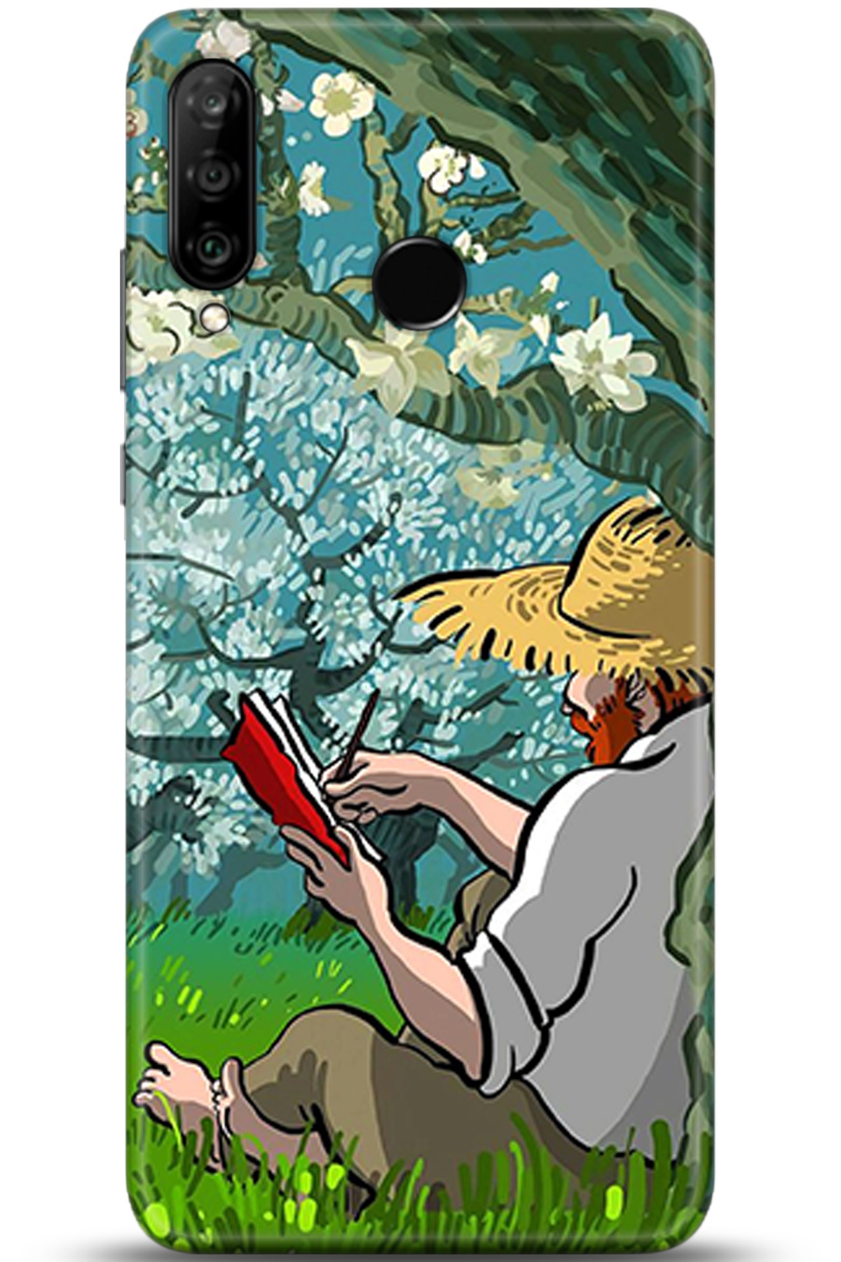 Huawei P30 Lite Uyumlu Kılıf HD Baskılı Kılıf - Followed Institution 5343