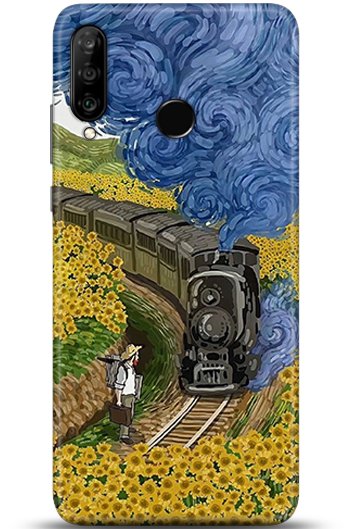 Huawei P30 Lite Uyumlu Kılıf HD Baskılı Kılıf - Followed Institution 5344