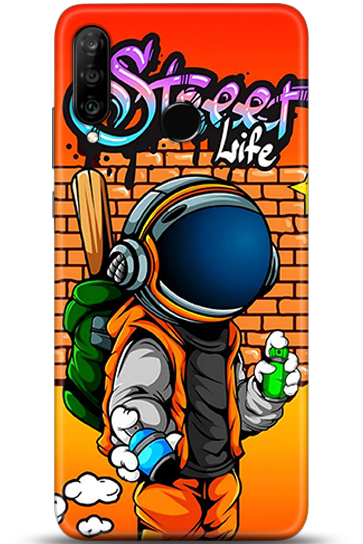 Huawei P30 Lite Uyumlu Kılıf HD Baskılı Kılıf - Followed Institution 5350