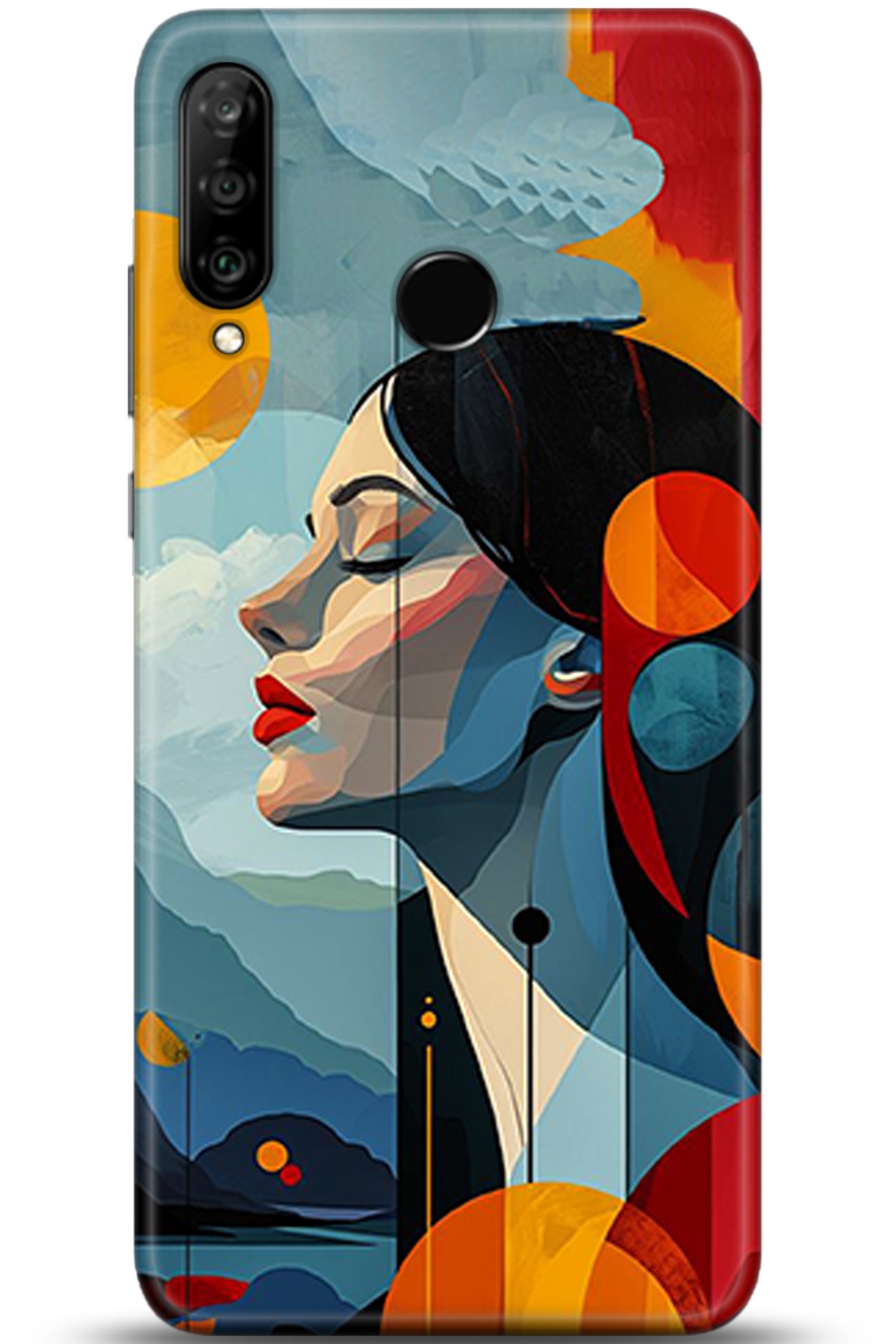 Huawei P30 Lite Uyumlu Kılıf HD Baskılı Kılıf - Followed Institution 5367