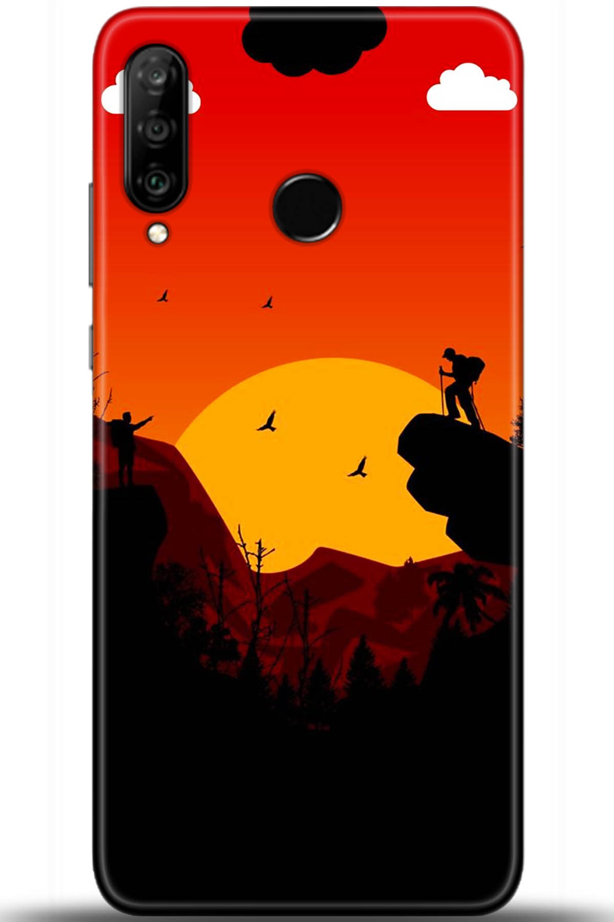 Huawei P30 Lite Uyumlu Kılıf HD Baskılı Kılıf - Followed Institution 5407