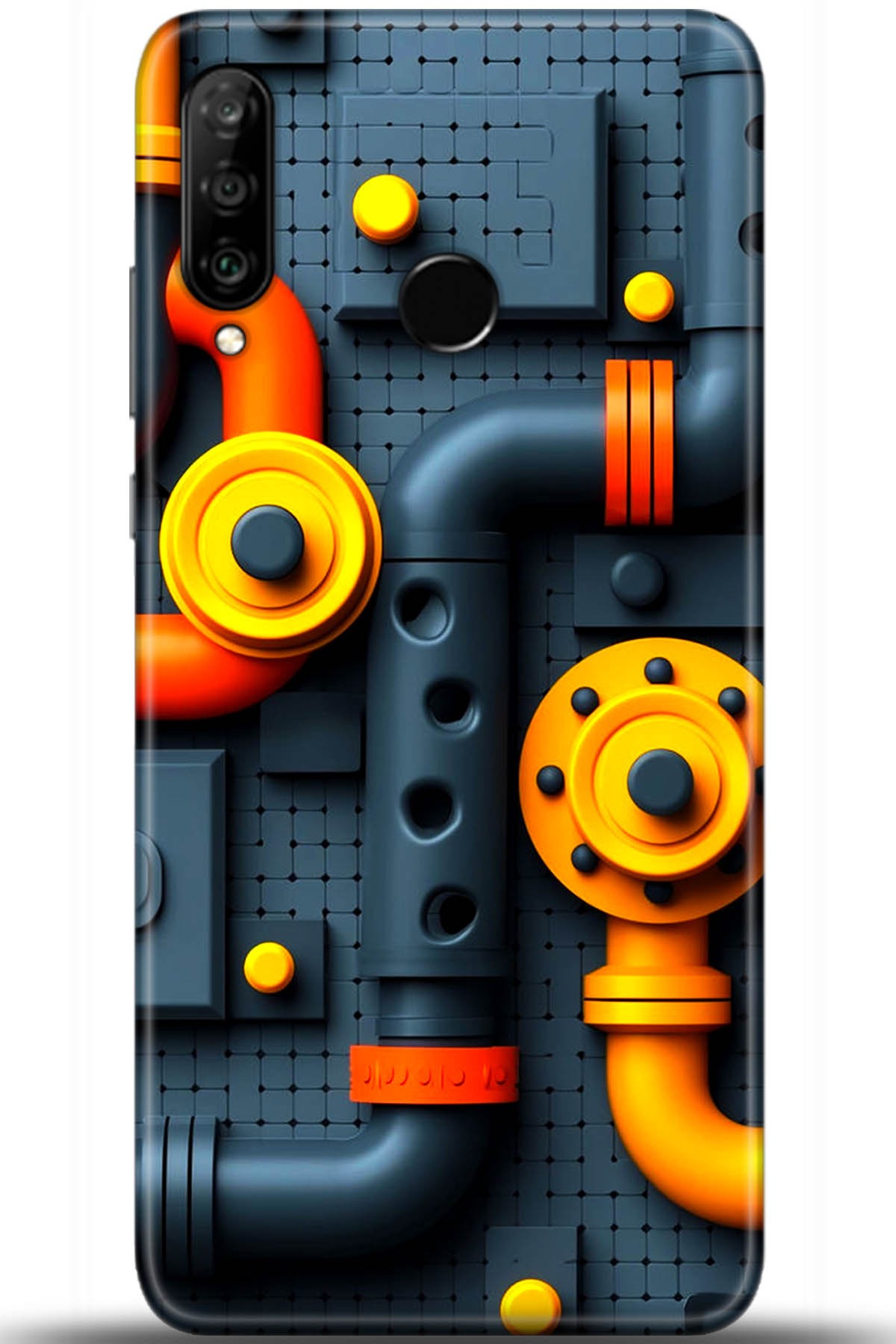 Huawei P30 Lite Uyumlu Kılıf HD Baskılı Kılıf - Followed Institution 5466