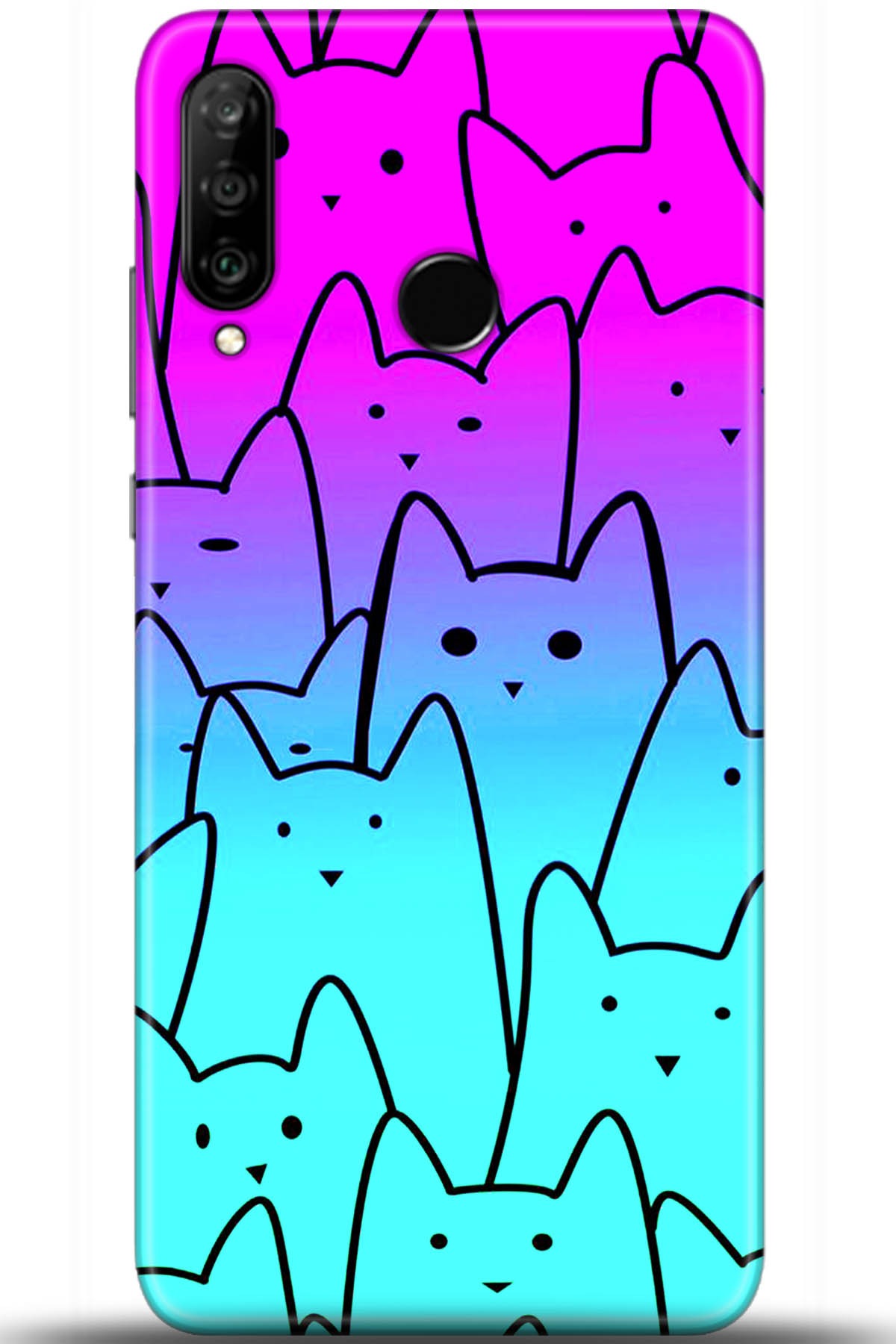 Huawei P30 Lite Uyumlu Kılıf HD Baskılı Kılıf - Followed Institution 5511