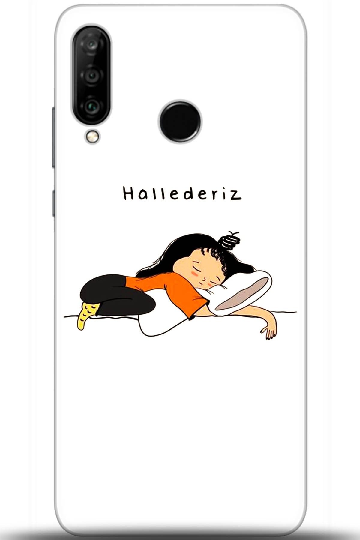 Huawei P30 Lite Uyumlu Kılıf HD Baskılı Kılıf - Followed Institution 5591