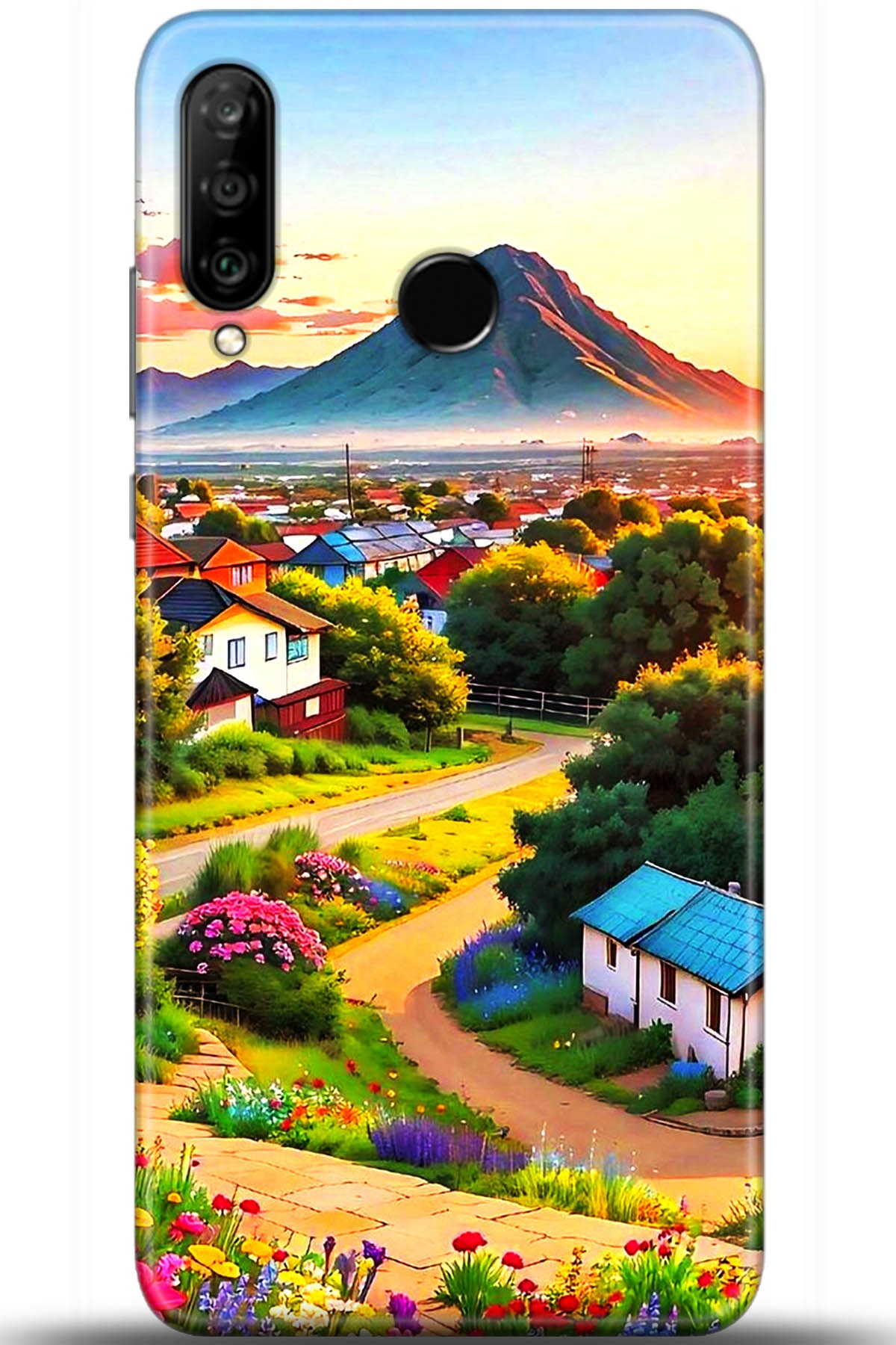 Huawei P30 Lite Uyumlu Kılıf HD Baskılı Kılıf - Followed Institution 5605