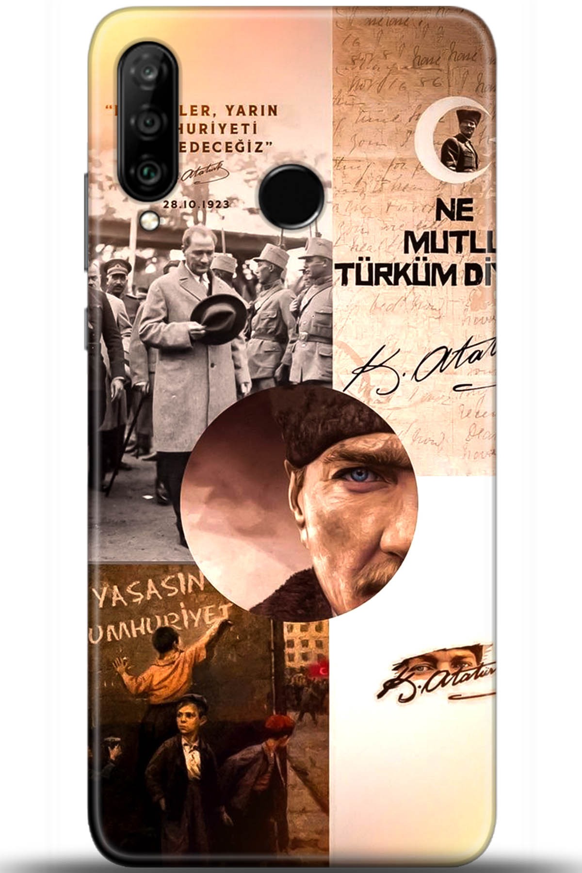 Huawei P30 Lite Uyumlu Kılıf HD Baskılı Kılıf - Followed Institution 5675