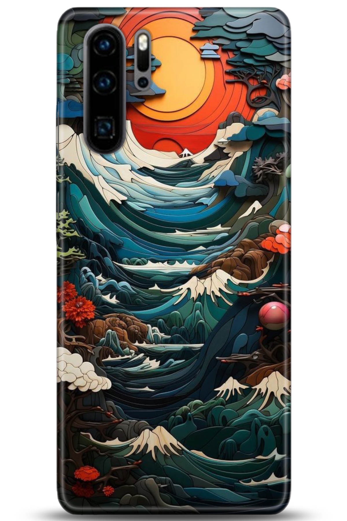 Huawei P30 Pro Uyumlu Kılıf HD Baskılı Kılıf - Followed Institution 5009