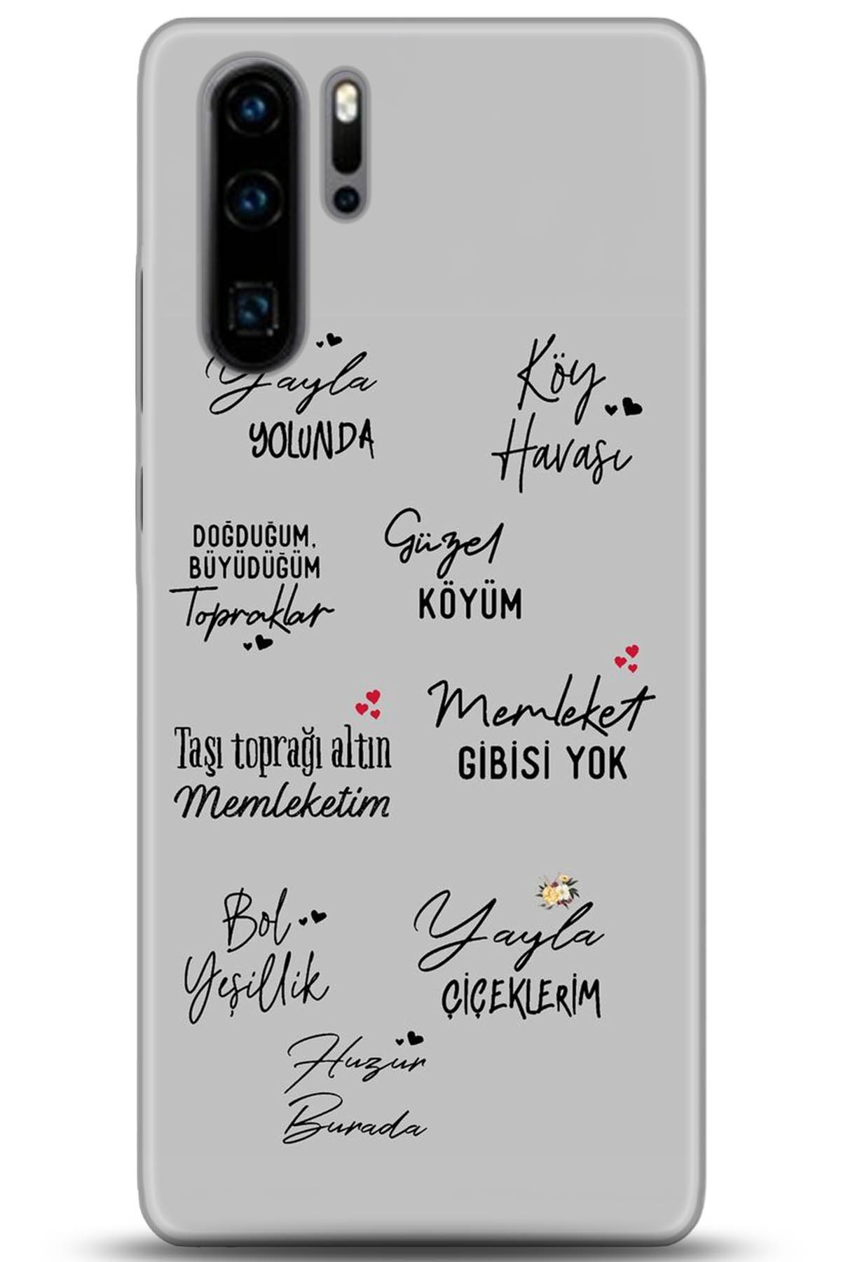 Huawei P30 Pro Uyumlu Kılıf HD Baskılı Kılıf - Followed Institution 5210