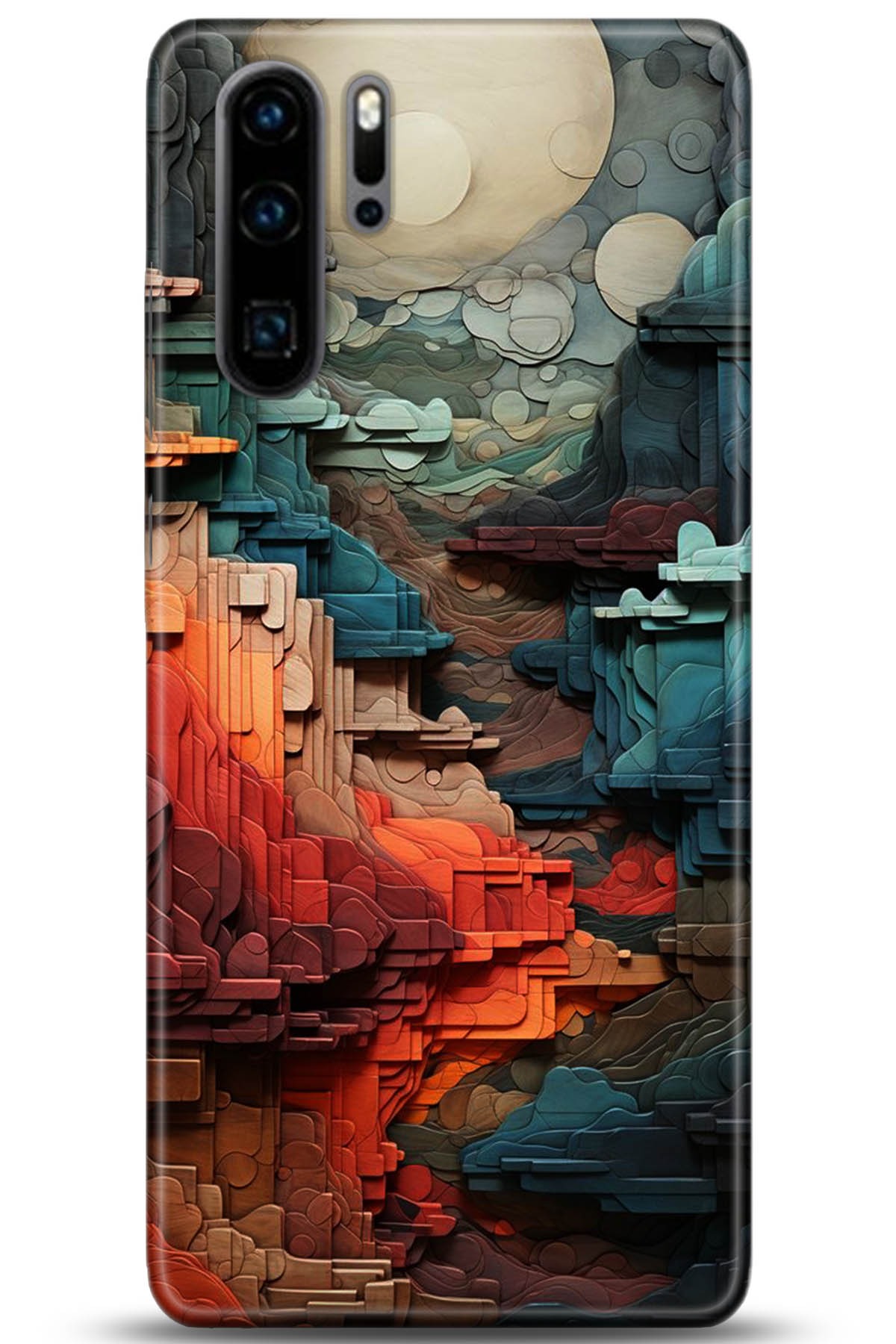 Huawei P30 Pro Uyumlu Kılıf HD Baskılı Kılıf - Followed Institution 5218