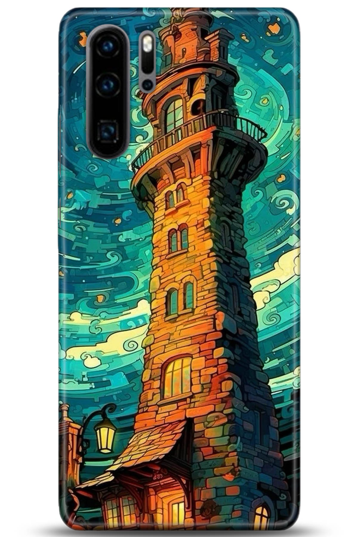 Huawei P30 Pro Uyumlu Kılıf HD Baskılı Kılıf - Followed Institution 5233