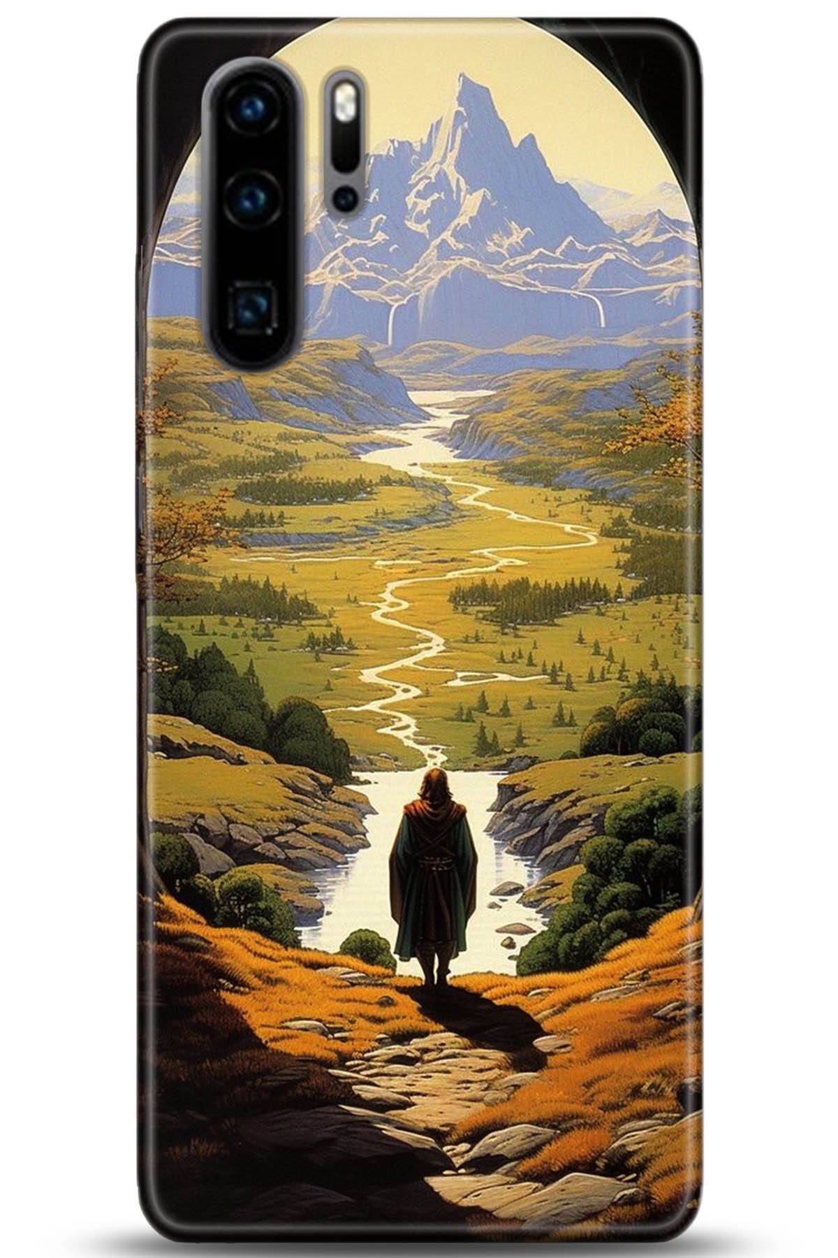 Huawei P30 Pro Uyumlu Kılıf HD Baskılı Kılıf - Followed Institution 5263