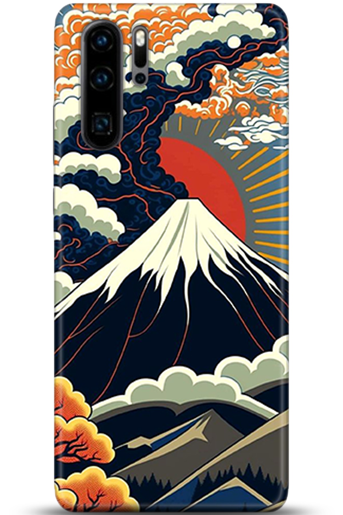 Huawei P30 Pro Uyumlu Kılıf HD Baskılı Kılıf - Followed Institution 5342