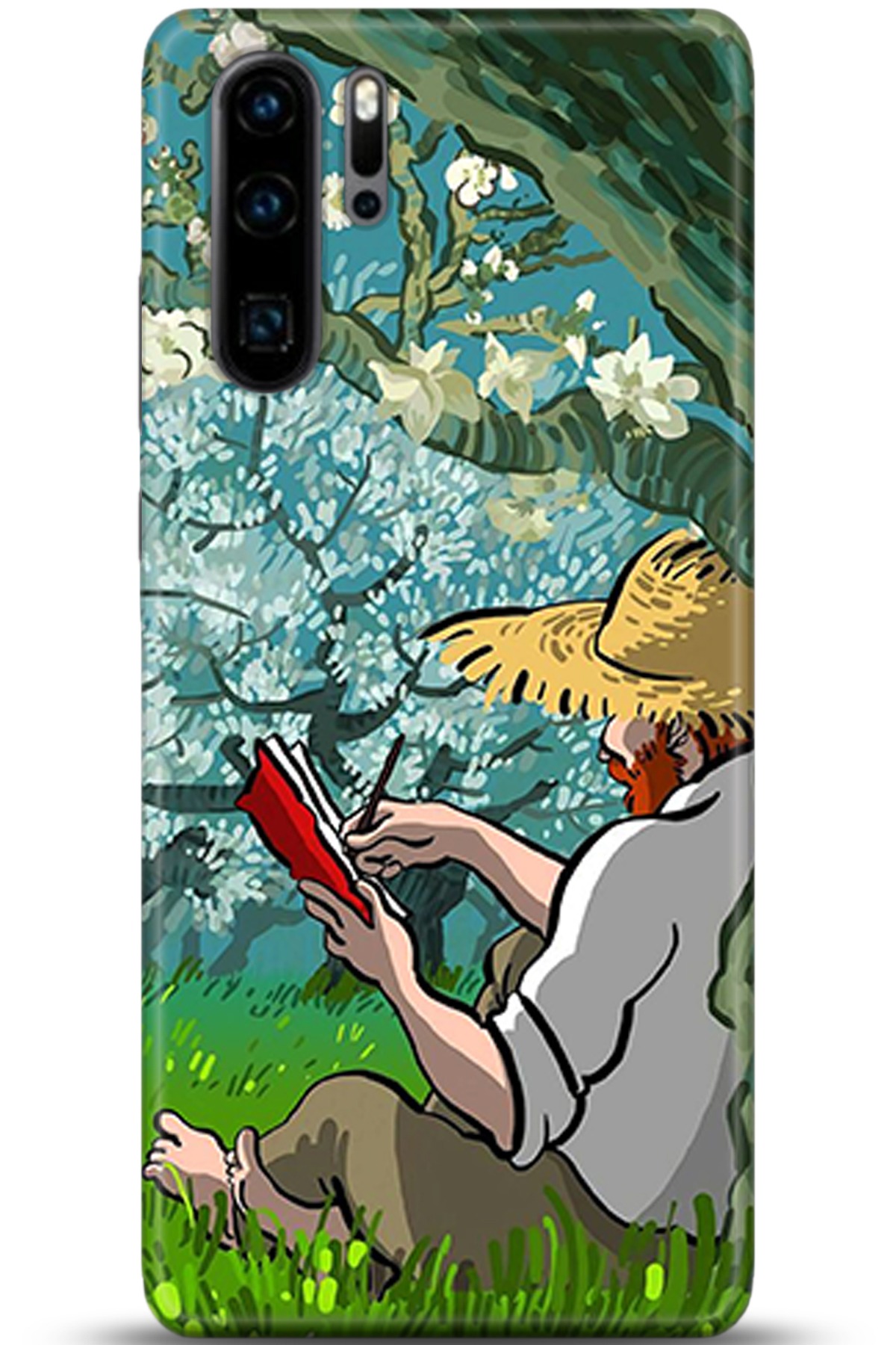 Huawei P30 Pro Uyumlu Kılıf HD Baskılı Kılıf - Followed Institution 5343